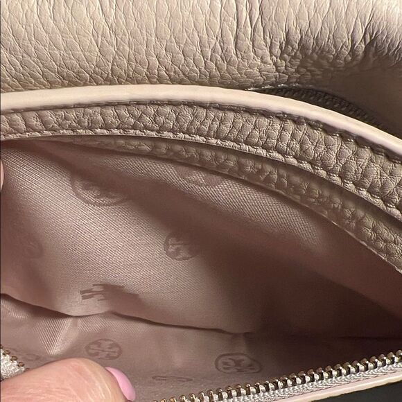Tory Burch Jamie Crossbody Saddle Bag - Blush Pink - Picture 9 of 16